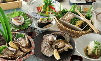 岩牡蠣の膳